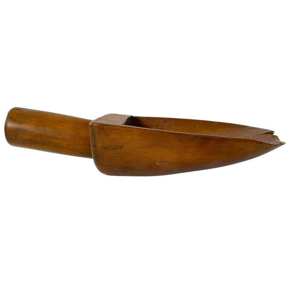 Antique Vintage Kitchen Tools Wooden Scoop & Paddle Hand Crafted Made Rustic - Picture 6 of 13